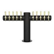 Micro Matic METRO-T-10MBKR Metropolis "T" Tower 10 Faucet Powder Coat Matte Black