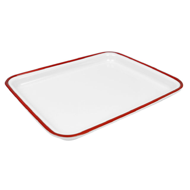 BauscherHepp TREW7412 Enamelware Collection Tray 1/2 GN Size 12-3/4"L X 10-1/2"W X 1-1/4"H