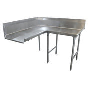 Advance Tabco DTC-K70-60R Korner Clean Dishtable L-shaped Attaches To Right Of Dish Machine Operator