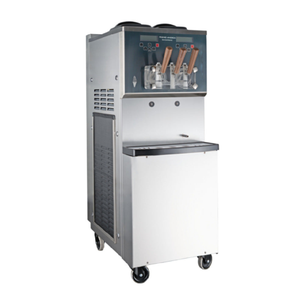 Pasmo S970F-TLAP4 PASMO Pressurized Twin Twist Standing Soft Serve Freezer