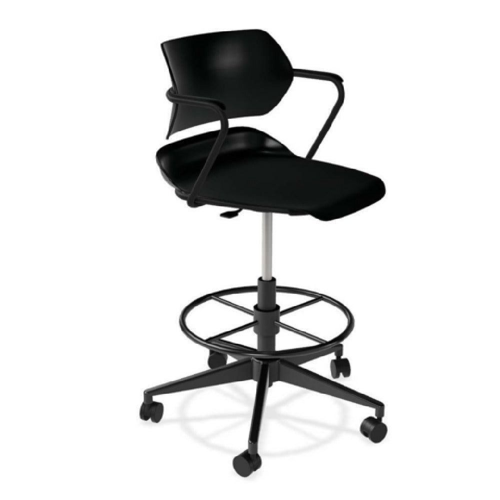 Forbes Industries AS015A13H## Acton® Caster Base Task Stool Non-upholstered Arms With Arm Caps