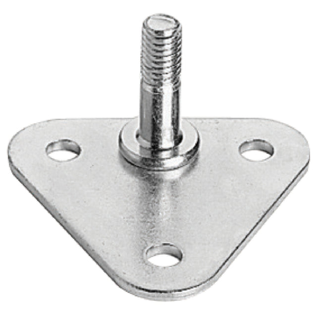 SPG BPLATE - Amco Post Plate, Mounts Post To Floor Or Counter Top, Plated