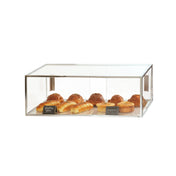Cal-Mil 23753-49 Case Display 28"W X 17"D X 10"H Stackable Design With Sliding Doors