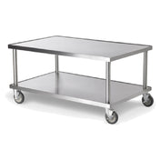 Vollrath 4087924 Equipment Stand 24"W X 30"D X 24"H Marine Edge Stainless Steel Top & Under Shelf