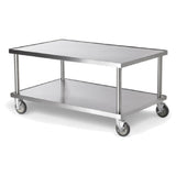 Vollrath 4087948 Equipment Stand 48"W X 30"D X 24"H Marine Edge Stainless Steel Top & Under Shelf