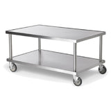 Vollrath 4087936 Equipment Stand 36"W X 30"D X 24"H Marine Edge Stainless Steel Top & Under Shelf