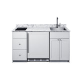 Summit CALDERAWH33I - Turnkey Caldera Kitchen, ADA-compliant Height, Kitchenette With Refrigeration