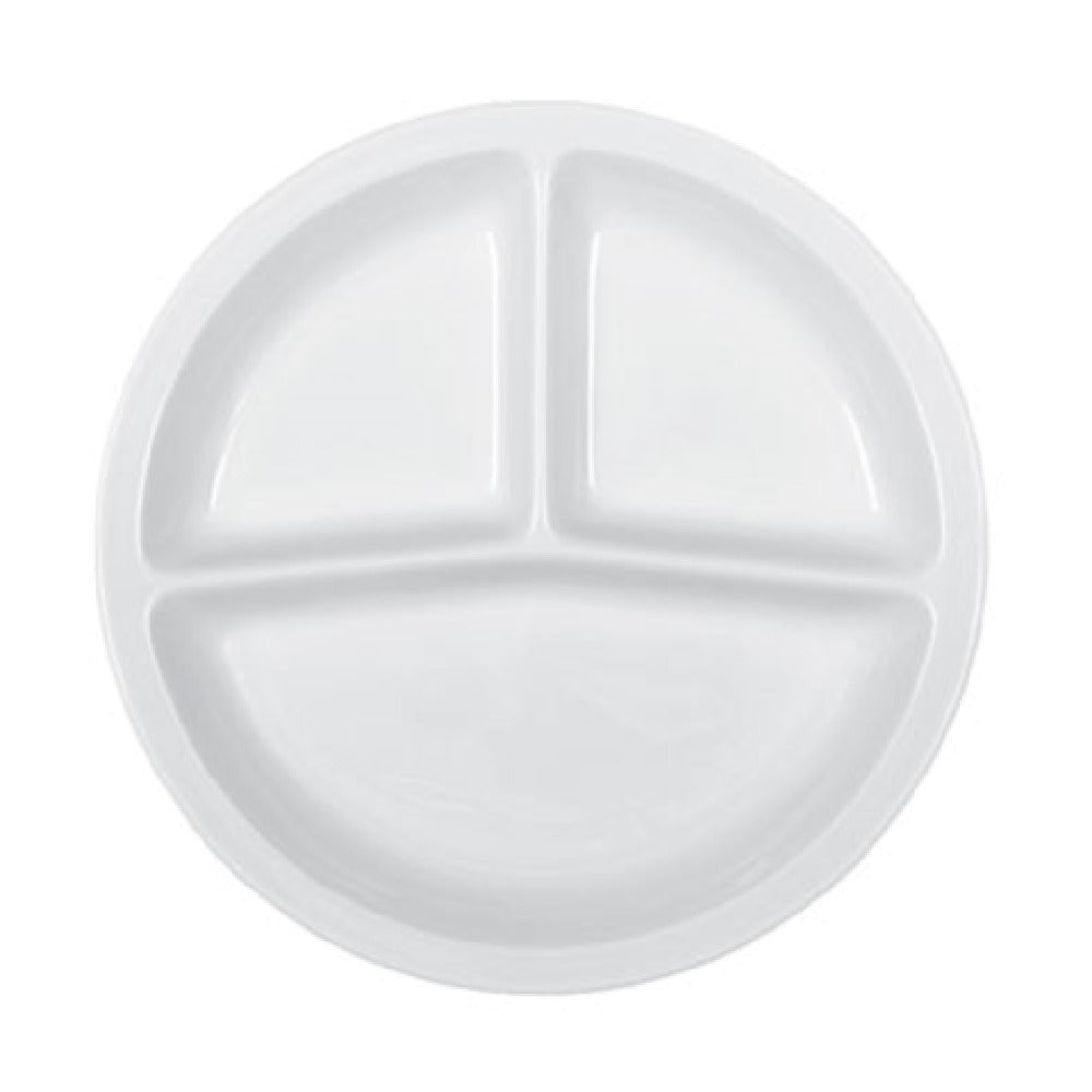 BauscherHepp 592424 Compartment Plate 10-1/5" Dia. 3-compartment