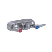 T&S Brass S-1115-CR-LN EverSteel Workboard Faucet 4” Wall Mount Mixing Faucet With Body