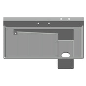 SPG DTO-13 - Universal Stainless Tapered Scrap Trough, Per Linear Foot