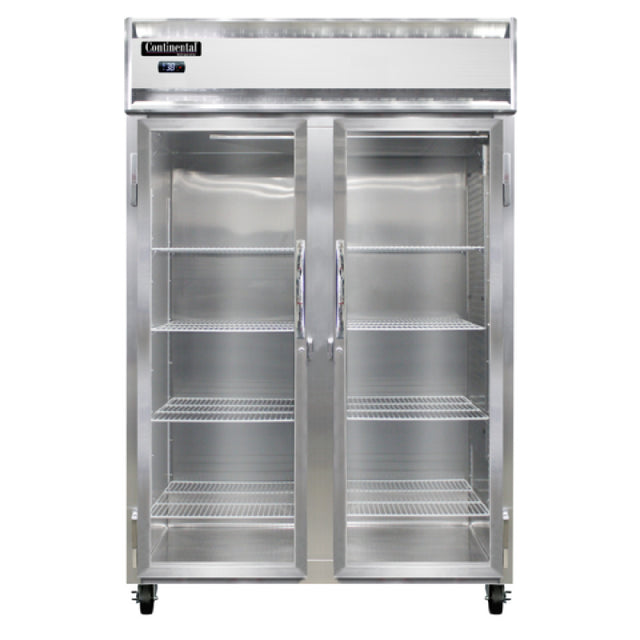 Continental Refrigerator 2RNSSPT-GD-SD Refrigerator 50 Cu. Ft. Capacity Pass-thru