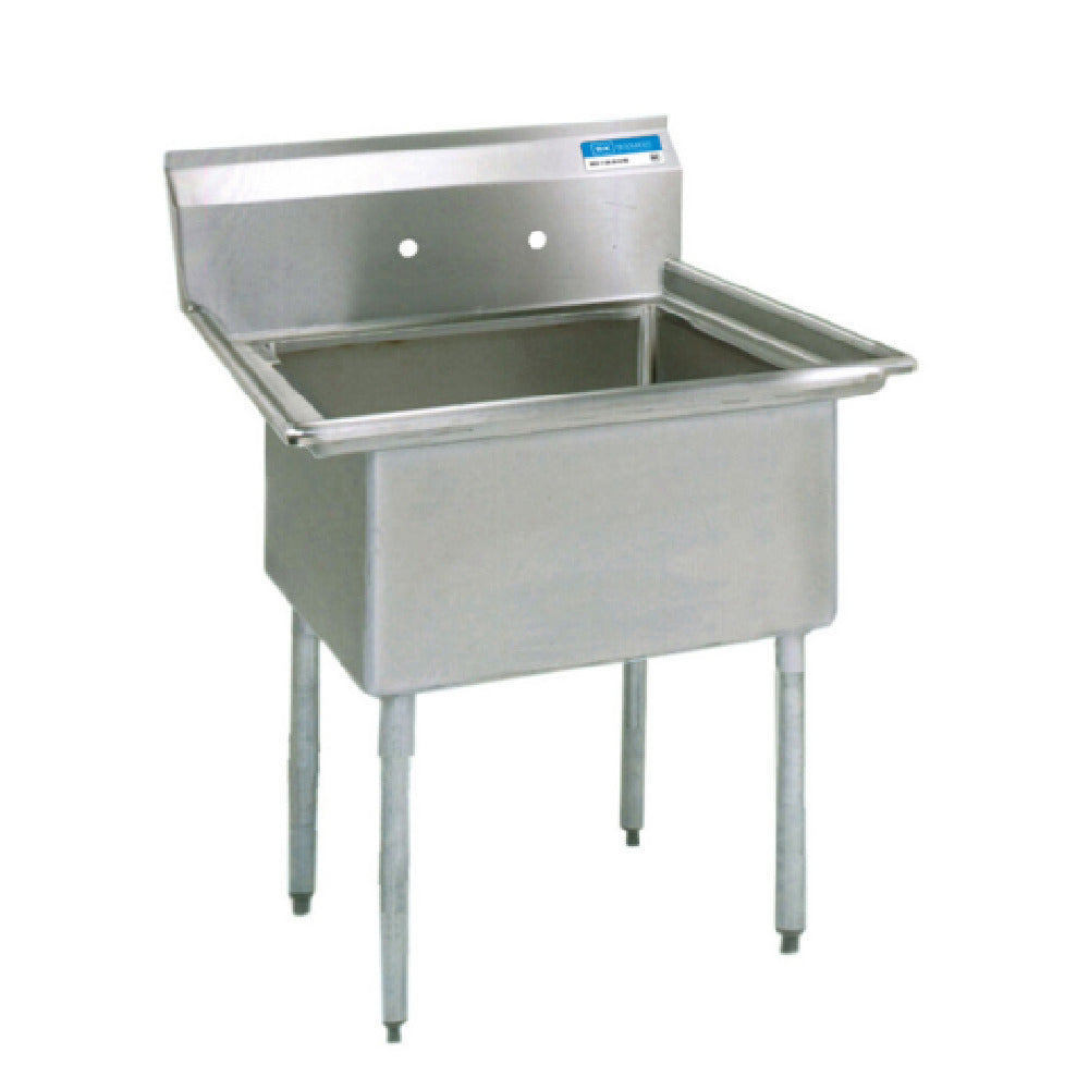 BK Resources ES-1-24-14 Economy Sink One Compartment 29"W X 29-13/16"D X 43-3/4"H Overall Size