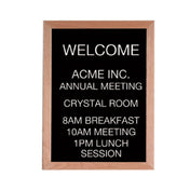 Aarco AOFD2418L Message Center Board 18"W X 24"H Open Face