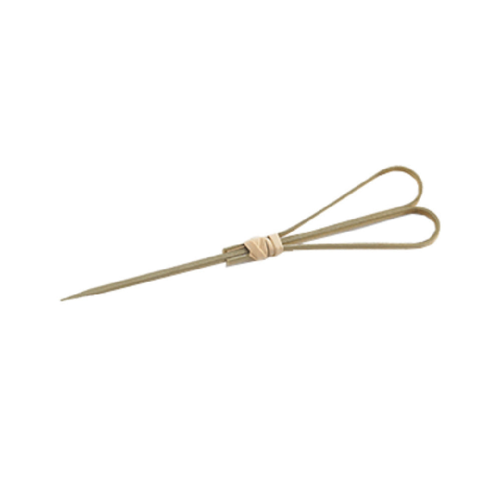 TableCraft Products BAMH45 - Cash & Carry Heart Looped Pick, 4-5/8", Bamboo (100 Per Pack) (must Be Purchased In Multiples Of 12 Packs)
