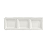 Steelite A400P075 Divided Condiment Tray 1 Oz Per Well 7-1/2" X 2-1/2"