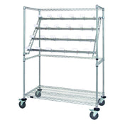 Quantum WRC-BC2460 Catheter Hold And Store Cart 60"L X 24"W X 69"H Includes: (42) Catheter Hooks And (4) Casters (2 With Break)