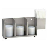 Dispense-Rite CTLD-15A - Lid/Cup Organizer, Adjustable, 3 Section