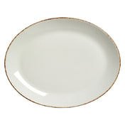 Steelite 17140142 Oval Coupe Platter 12.0" X 9.375"Dapple Brown