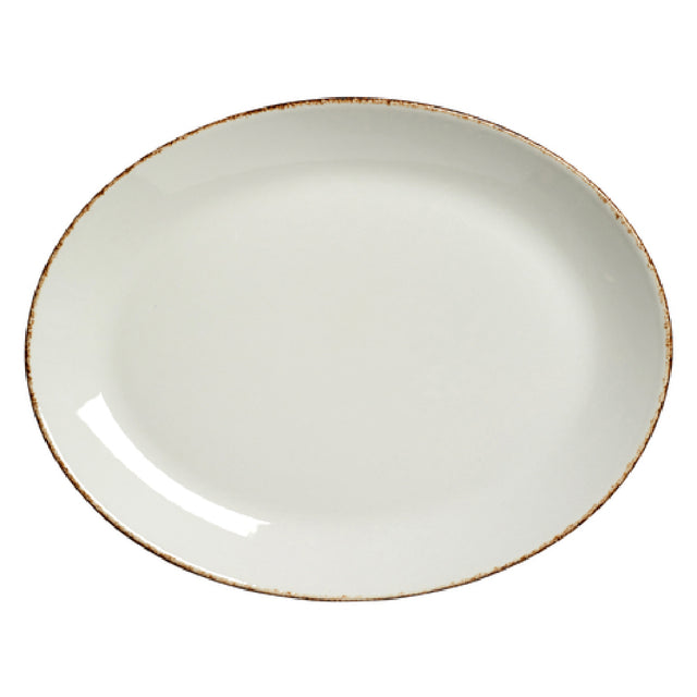Steelite 17140142 Oval Coupe Platter 12.0" X 9.375"Dapple Brown