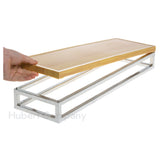 Hubert 48494 - Cerve Collection Riser, 20-1/2"L X 6-2/5"W X 3-1/5"H, Short