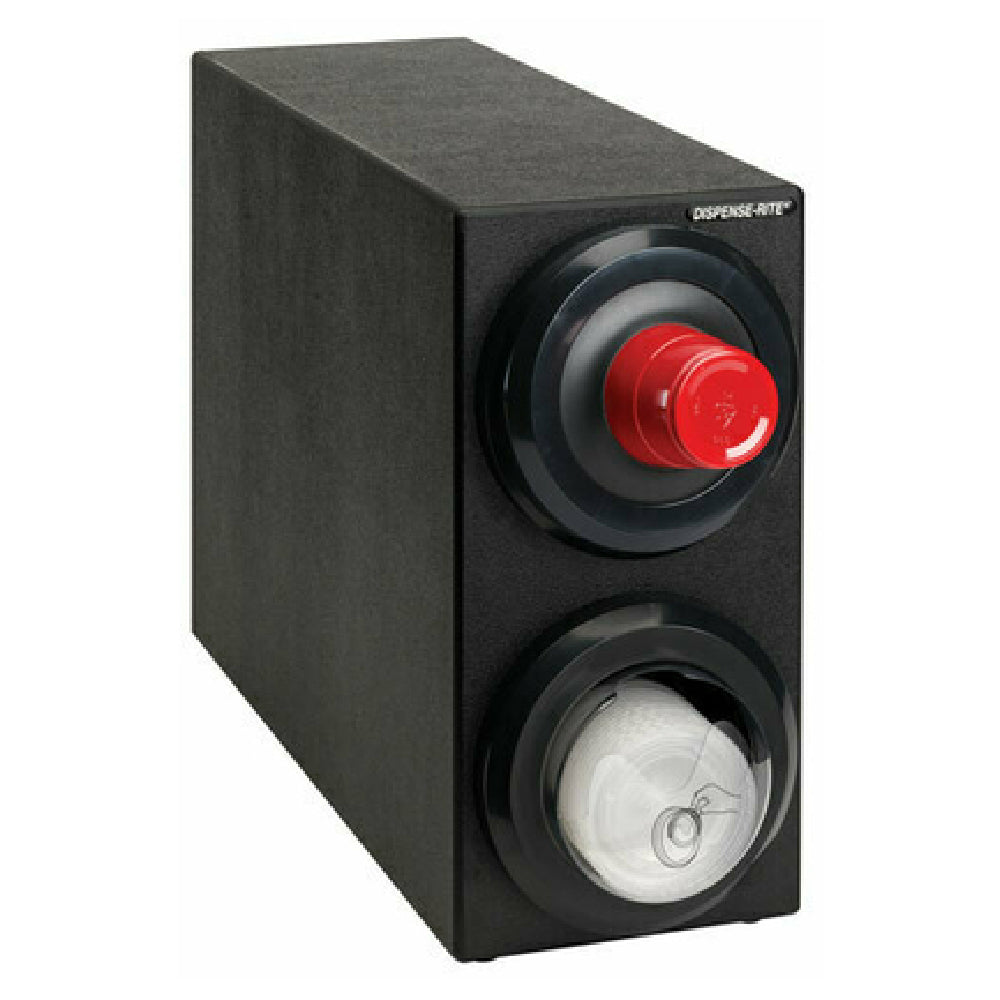 Dispense-Rite LID2-S2-2BT - Cup And Lid Dispensing Cabinet, Countertop, 24-1/4”H X 8”W X 23”D