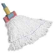 Rubbermaid FGT30000WH00 Clean Room Mop Head Medium Rayon/polyester Blend