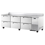 True Refrigeration TWT-93D-6-HC~SPEC3 SPEC SERIES® Deep Work Top Refrigerator