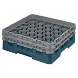 Cambro 30S434414 Camrack® Glass Rack With (2) Soft Gray Extenders Full Size