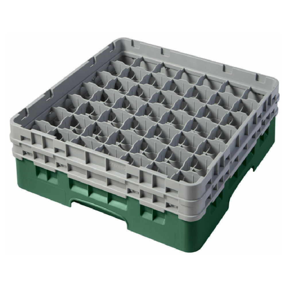 Cambro 49S434119 Camrack® Glass Rack With (2) Soft Gray Extenders Full Size