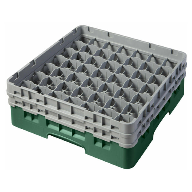 Cambro 49S434119 Camrack® Glass Rack With (2) Soft Gray Extenders Full Size