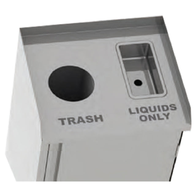Lakeside 3320 Waste Station 26-1/2"W X 23-1/4"D X 34-1/2"H Top Access