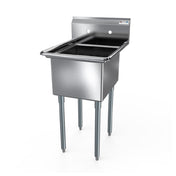 NBR Equipment 1SG-181812 Economy Sink One-compartment 23"W X 23-1/2"D X 43-3/4"H Overall Size