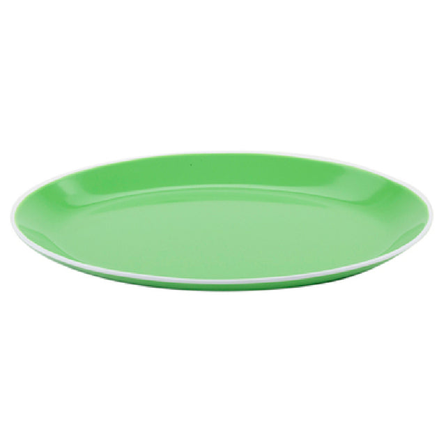 GET Enterprises OP-1080-AP Settlement™ Oasis™ Dinner Plate Small 10"L X 7-3/4"W