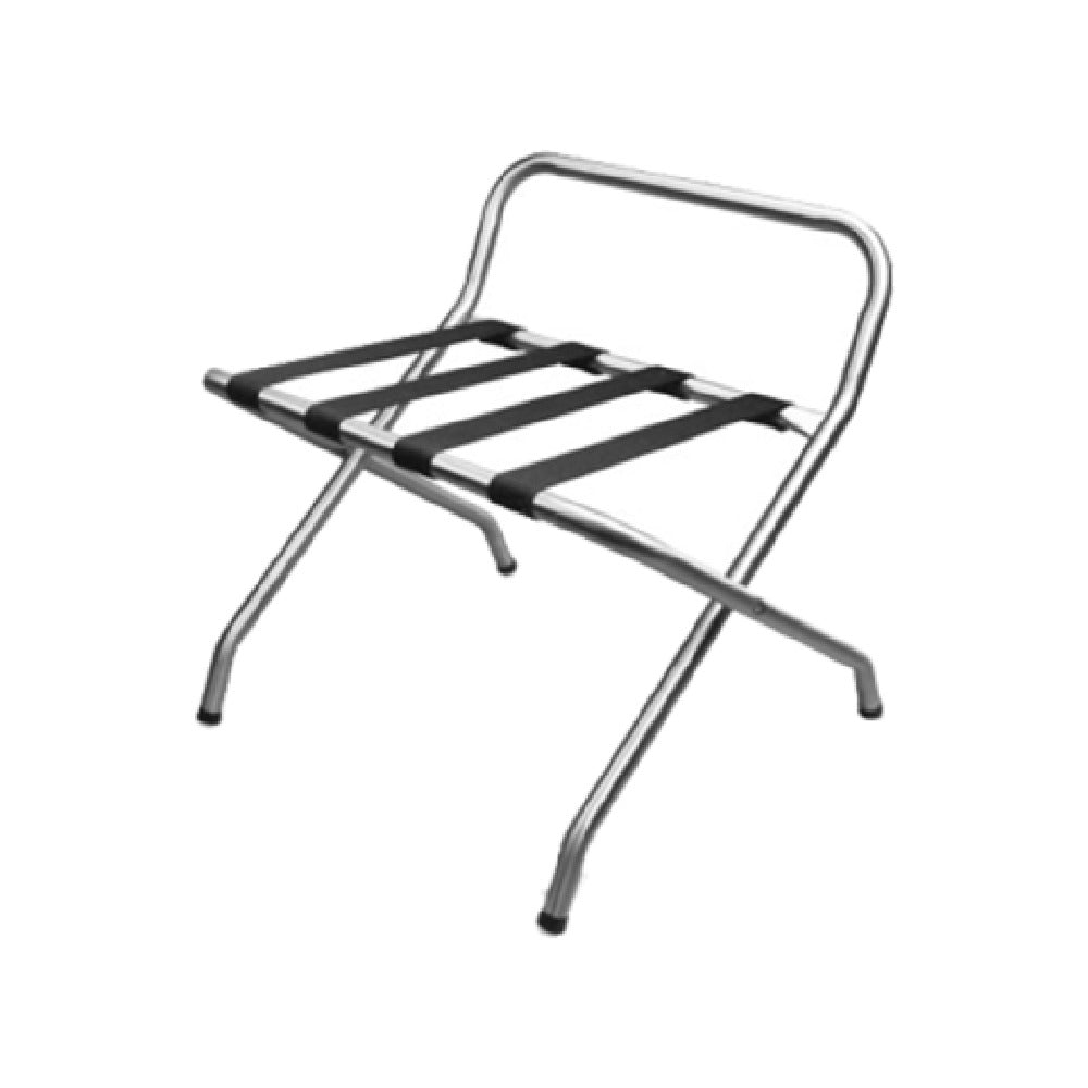 Forbes Industries 800-SS Luggage Rack 24"W X 21"D X 24-1/2"H 1" Dia. Brushed Stainless Steel Tube