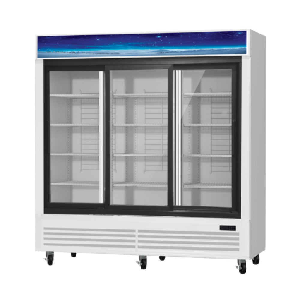 Blue Air BGM69SLW-HC Refrigerated Merchandiser Two-section 61 Cu. Ft. Capacity