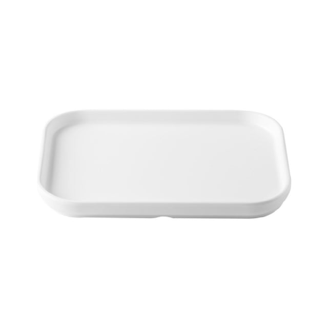 CAC China XHDS-RT33-W Hudson Platter 8"W X 5-3/4"D X 3/4"H Rectangular