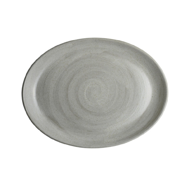 Steelite 6219RT024 Oval Plate 8.0" X 6.0" X 0.75" Carnaby