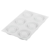 Louis Tellier CURVE PROMISE 65 Silikomart Curve Flex Series Promise Mold (6) 2.19 Oz. Sections