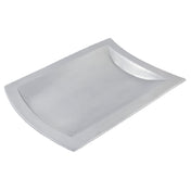 Bon Chef 70030 Futura Platter 15-5/8" X 21-3/4" Aluminum With Pewter Glo Finish