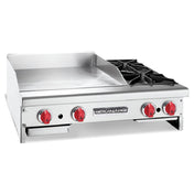 American Range AR36-24G2OB_LP Griddle/Open Burner Combination Gas 36"