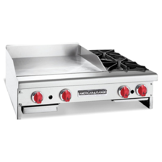American Range AR36-24G2OB_LP Griddle/Open Burner Combination Gas 36"