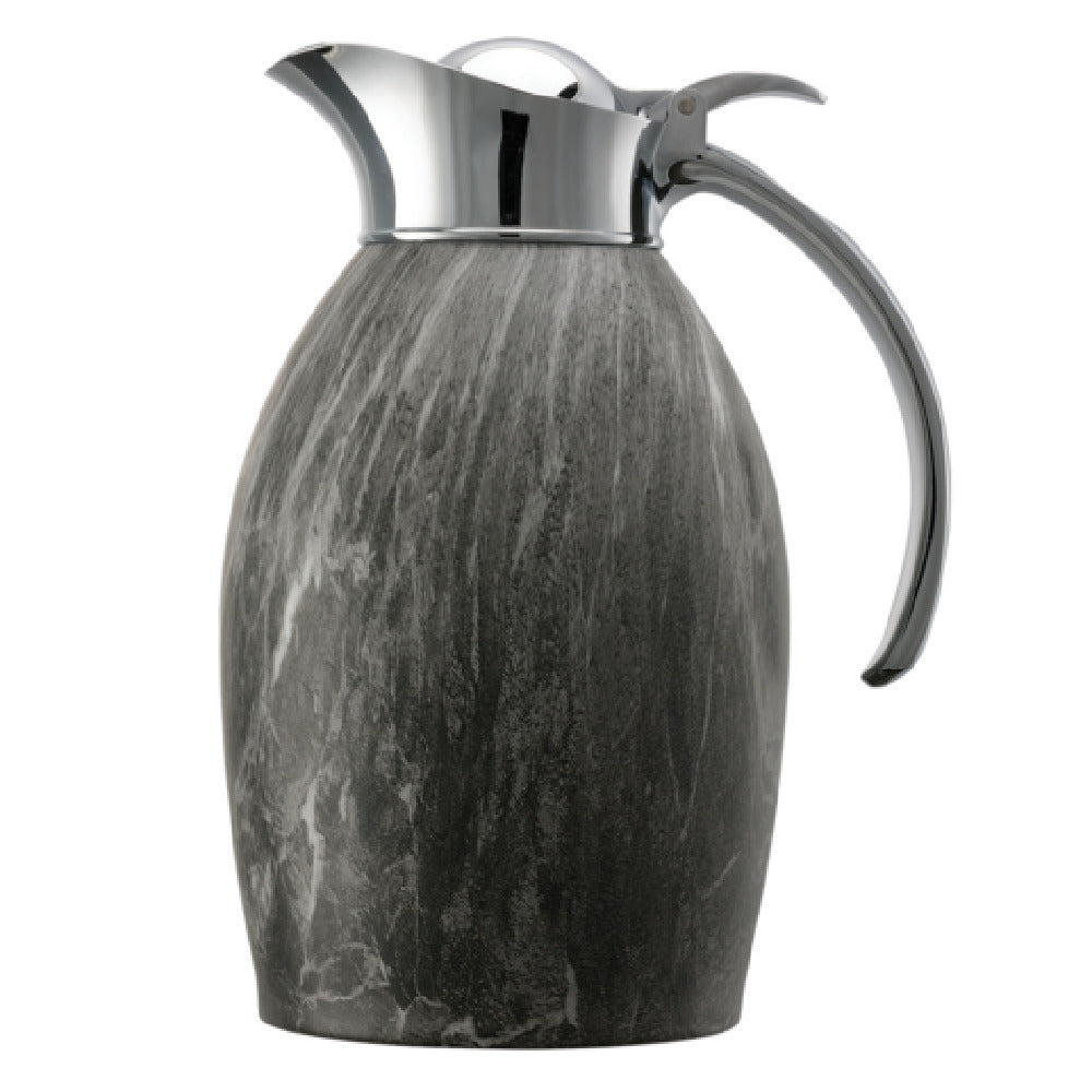Service Ideas NIC10BSGM Nicollet Series Vacuum Insulated Carafe 1 Liter Stainless Vacuum