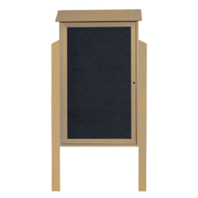 Aarco PLD4226LDPP-8 Message Center 26"W X 42"H Freestanding