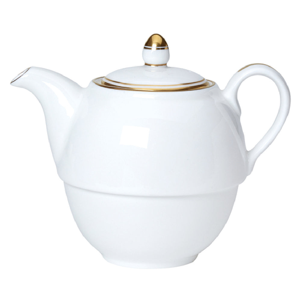 Steelite 82107AND0411B Tea For One Teapot 16.0 Oz 4.875" X 4.0" X 2.375"
