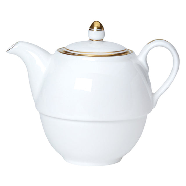 Steelite 82107AND0411B Tea For One Teapot 16.0 Oz 4.875" X 4.0" X 2.375"