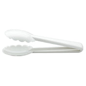 Mercer Culinary M35100WH Hell's Tools® Utility Tongs 9-1/2" Overall Length Scalloped Ends