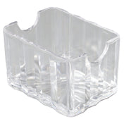 Carlisle 454907 Carlisle Crystalite® Sugar Packet Caddy 3-3/8"L X 2-18/32"W X 2-1/8"H