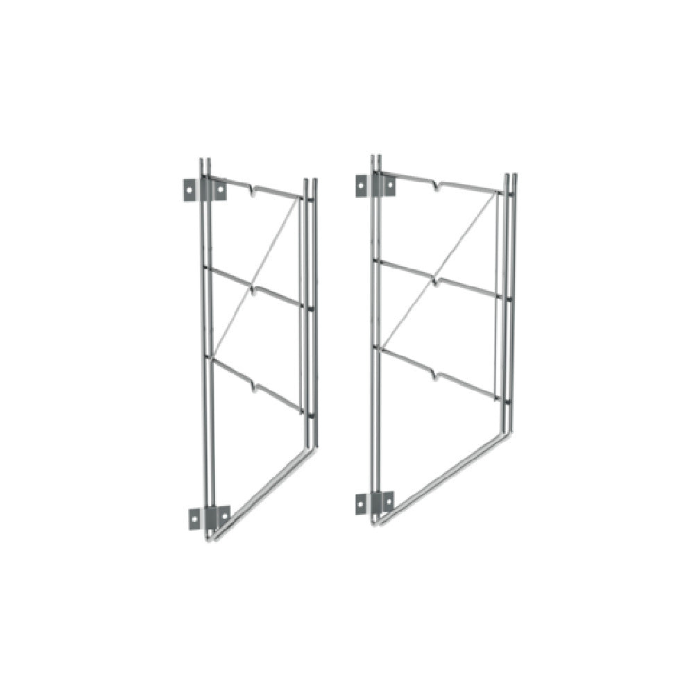 Metro 18WB3C Regular Erecta® Wall Mount 18"D X 21-5/8"H (1) To (3) Shelves Capacity (each Mount Consists Of (2) Shelf Supports & Mounting Brackets) (wall Bolts Or Screws Not Included)