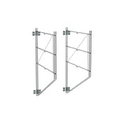 Metro 18WB3C Regular Erecta® Wall Mount 18"D X 21-5/8"H (1) To (3) Shelves Capacity (each Mount Consists Of (2) Shelf Supports & Mounting Brackets) (wall Bolts Or Screws Not Included)