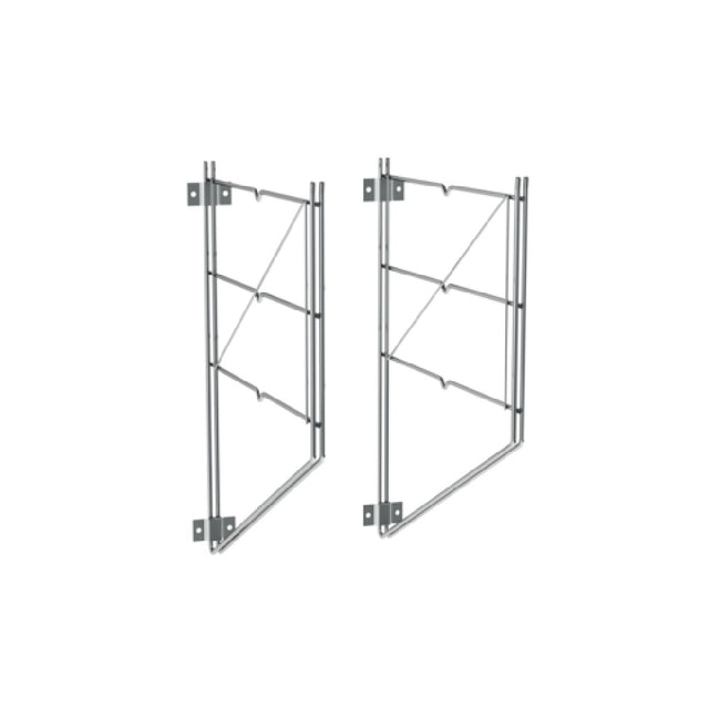 Metro 18WB3C Regular Erecta® Wall Mount 18"D X 21-5/8"H (1) To (3) Shelves Capacity (each Mount Consists Of (2) Shelf Supports & Mounting Brackets) (wall Bolts Or Screws Not Included)